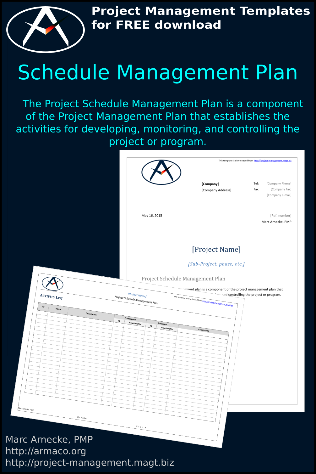 Download FREE Project Schedule Management Plan Template PMBOK®