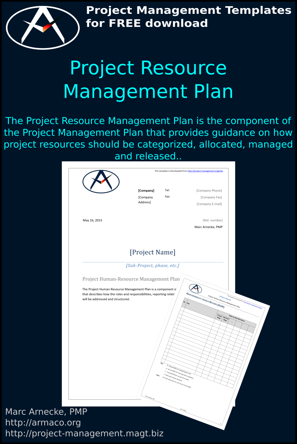 Download Project Resource Management Plan Template PMBOK® World of