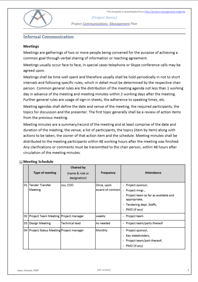 Download Project Communications Management Plan Template PMBOK®6 Download Project Communications Management Plan Template PMBOK®6
